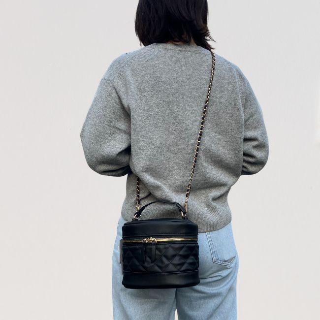 7650 ショルダー 斜め掛け レディース バニティ キルト 2WAY