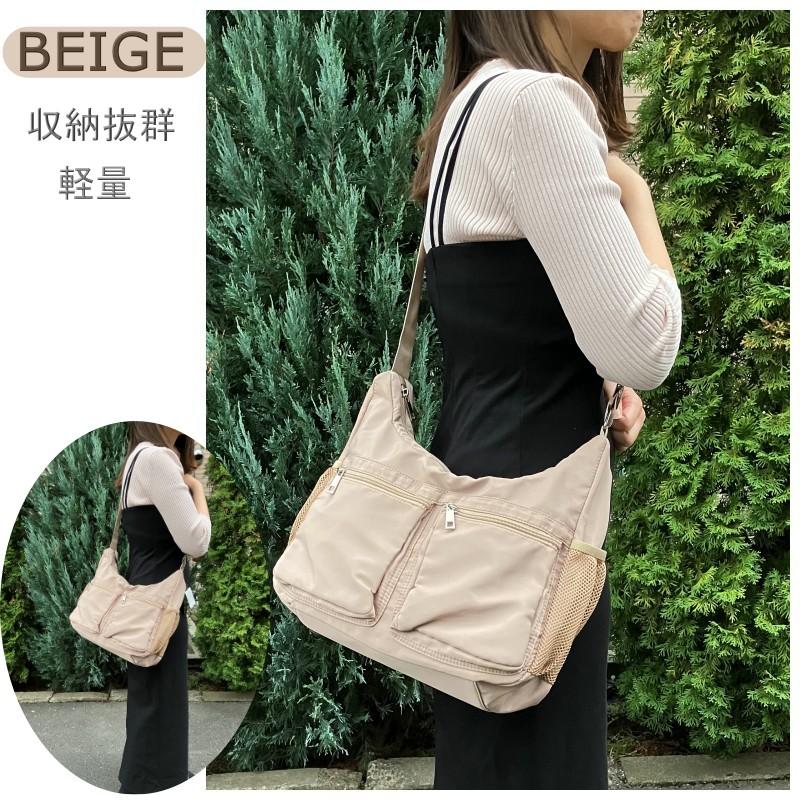 ショルダーバッグ 肩掛け 男女兼用 ユニセックス シンプル 大容量 Ａ4サイズ通勤 通学 ママ 荷物が多い人 お出かけ 旅行 トラベル プチプラ マザース 子育て |  | 05