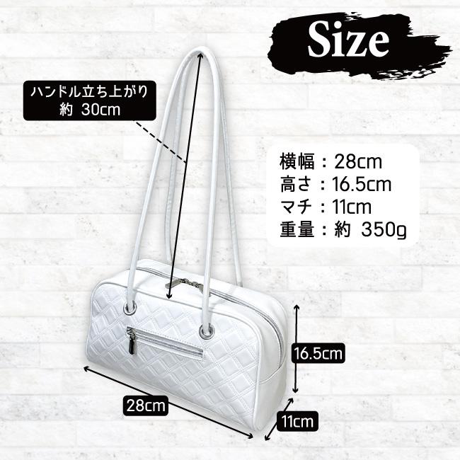 ミニボストン 横長 ワイド ボストン レディース 韓国 小さめ キルティング フェイクレザー トレンド かわいい おしゃれ ハンドバッグ ロングハンドル 7672 |  | 05
