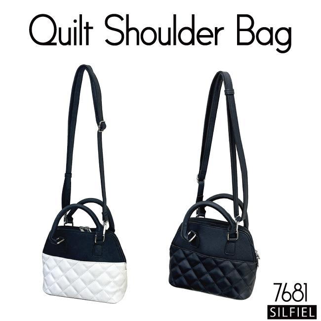 2WAY ハンドバッグ ミニショルダー バッグ キルティング 合皮 きれいめ おしゃれ 韓国 レディース 小さめ お出かけ 10代 20代 30代 40代 7681 |  | 03