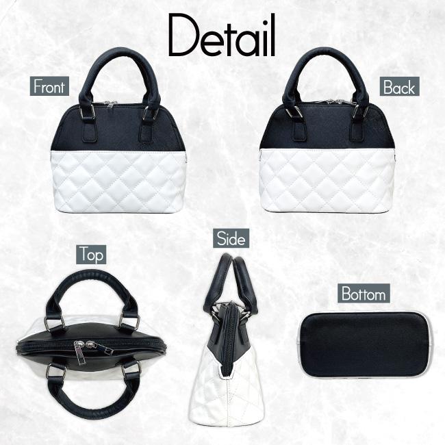 2WAY ハンドバッグ ミニショルダー バッグ キルティング 合皮 きれいめ おしゃれ 韓国 レディース 小さめ お出かけ 10代 20代 30代 40代 7681 |  | 07