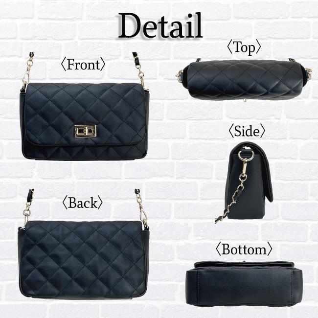 ショルダー 長財布が入るキルティング白黒チェーンバッグレディースおしゃれかわいい大人きれいめ大きめ2WAY肩掛け韓国トレンド10代20代30代40代50代7682 |  | 08