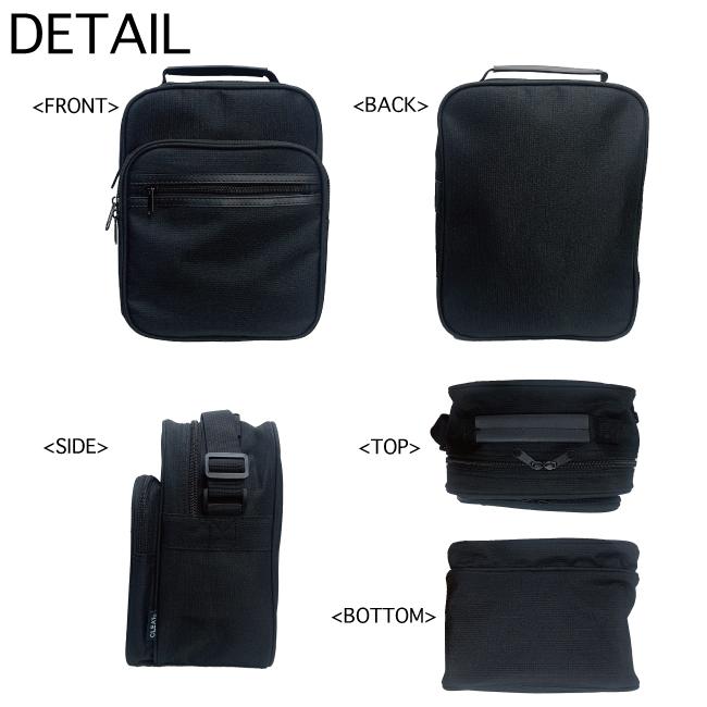 ショルダーバッグ 縦型 軽量 撥水 メンズ 紳士 ビジネス 横長 シンプル 仕事 通勤 斜め掛け B5 500mlペットボトル 使いやすい 9267 |  | 04