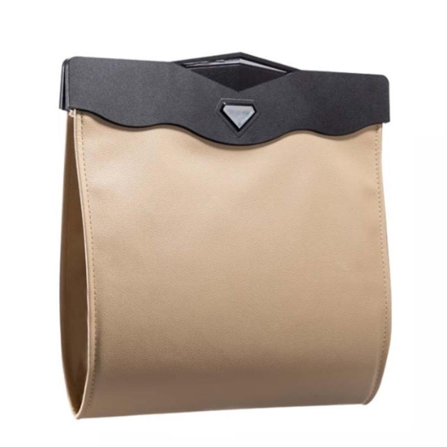 車 ゴミ箱 車内 ゴミ箱 おしゃれ アイデア スリム 吊り下げ 後部座席 倒れない 車載用 ごみ箱 折りたたみ シンプル マグネット 簡単設置 大容量 | ブランド登録なし | 02