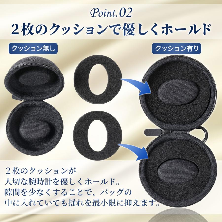 時計ケース 腕時計 ケース 1本用 シングル 高級 持ち運び 携帯用 収納 コンパクト | ブランド登録なし | 04