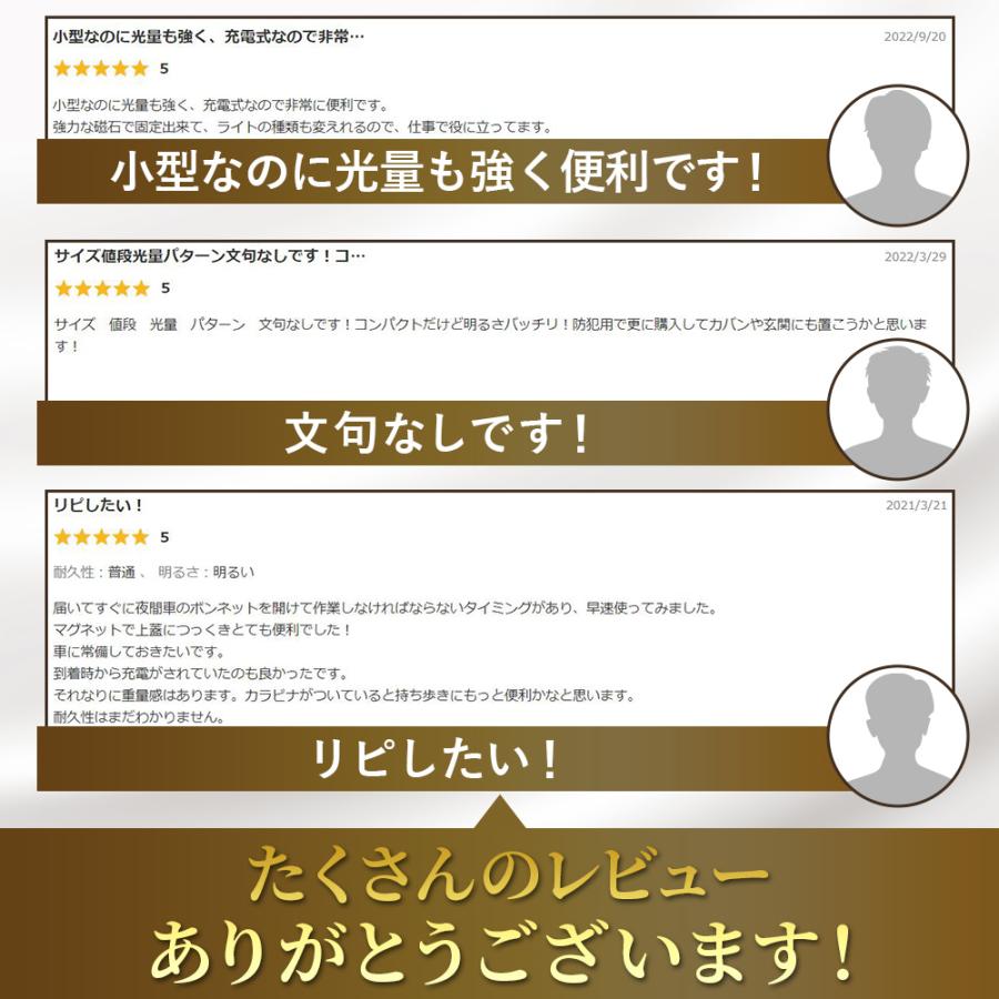 懐中電灯 led 強力 充電式 ライト ワークライト ハンドライト COBライト USB充電 小型 CREE ズーム 夜釣り 登山 防水 防災 アウトドア | ブランド登録なし | 13