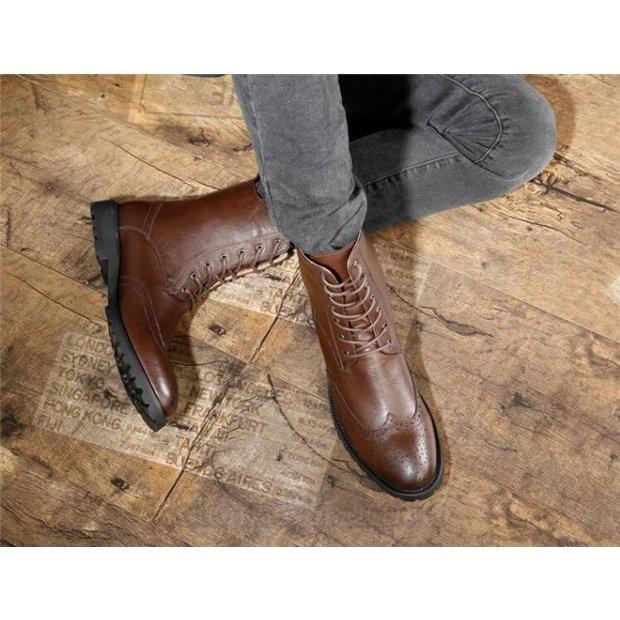 激安ブランド ショートブーツ メンズ カジュアルシューズ エンジニアブーツ 紳士靴 無地 ハイカットシューズ 韓国ファション おしゃれ 新品 Bonnemawatersport Nl