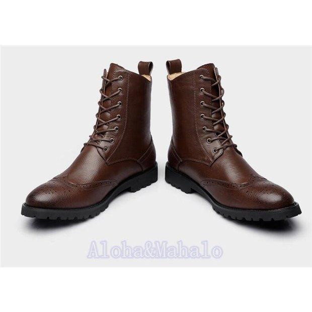 激安ブランド ショートブーツ メンズ カジュアルシューズ エンジニアブーツ 紳士靴 無地 ハイカットシューズ 韓国ファション おしゃれ 新品 Bonnemawatersport Nl
