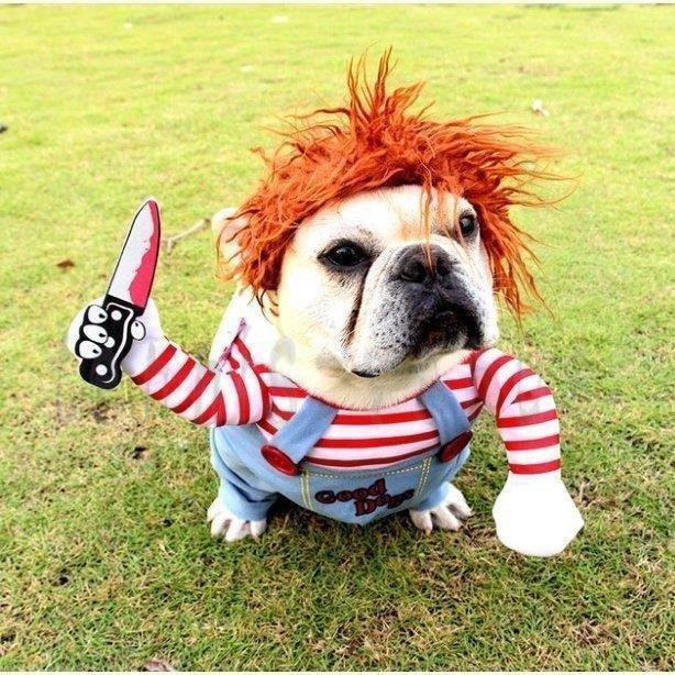 送料無料 ペット服 犬服 ハロウィン 犬の服 チャッキー