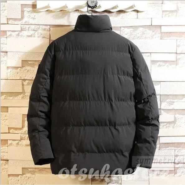 満点の ダウンジャケット 中 立ち襟 中綿ジャケット メンズ 中綿コート ダウンジャケット 中綿コート 冬服 秋 綿入れ 防寒 アウター 中綿ブルゾン 立ち襟 中綿ジャケット メンズ コート アウター