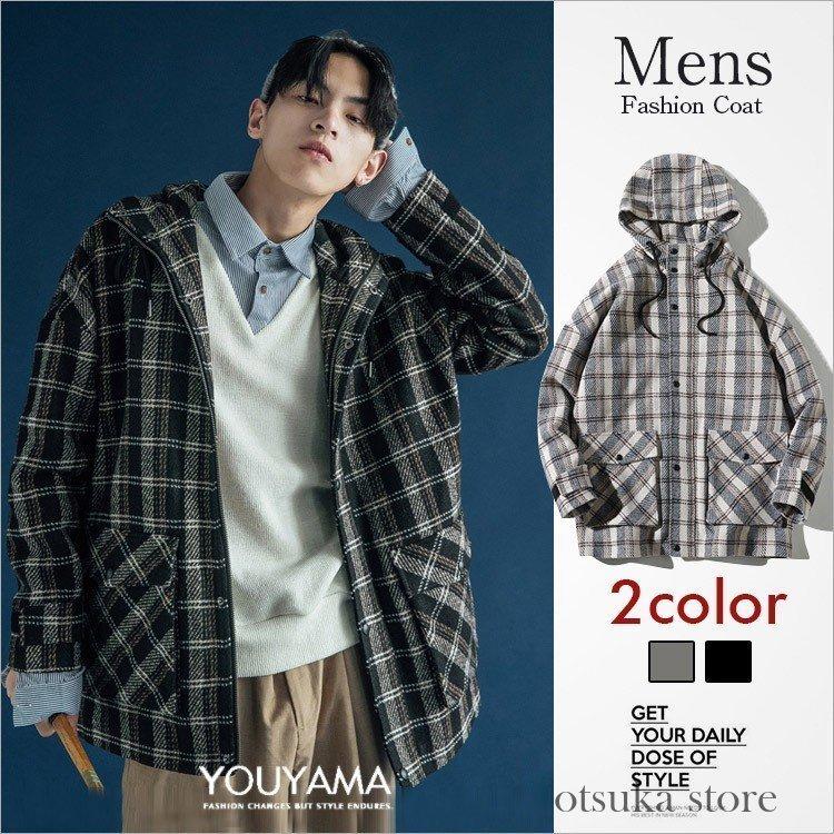 コート チェック ジャケット アウター メンズ 紳士用 アウトドア カジュアルジャケット メンズファッション 冬 人気 トレンチコート 21最新のスタイル