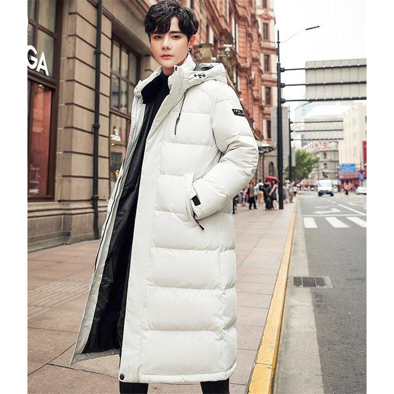 高品質 暖かい ペアルック ダウン ロング メンズ ダウンコート ダウンコート メンズ ダウンジャケット フード 紳士 防寒服 冬 コート コート アウター