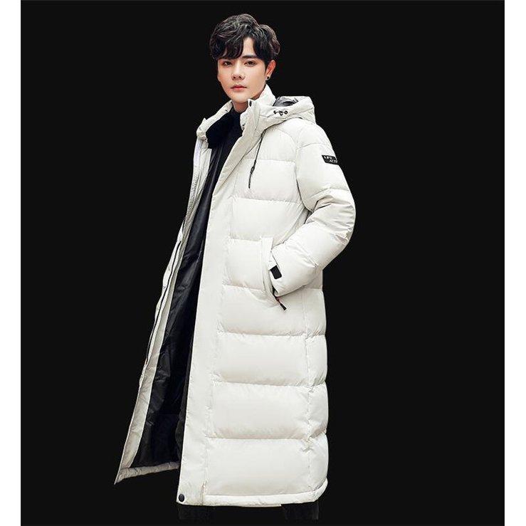 高品質 暖かい ペアルック ダウン ロング メンズ ダウンコート ダウンコート メンズ ダウンジャケット フード 紳士 防寒服 冬 コート コート アウター