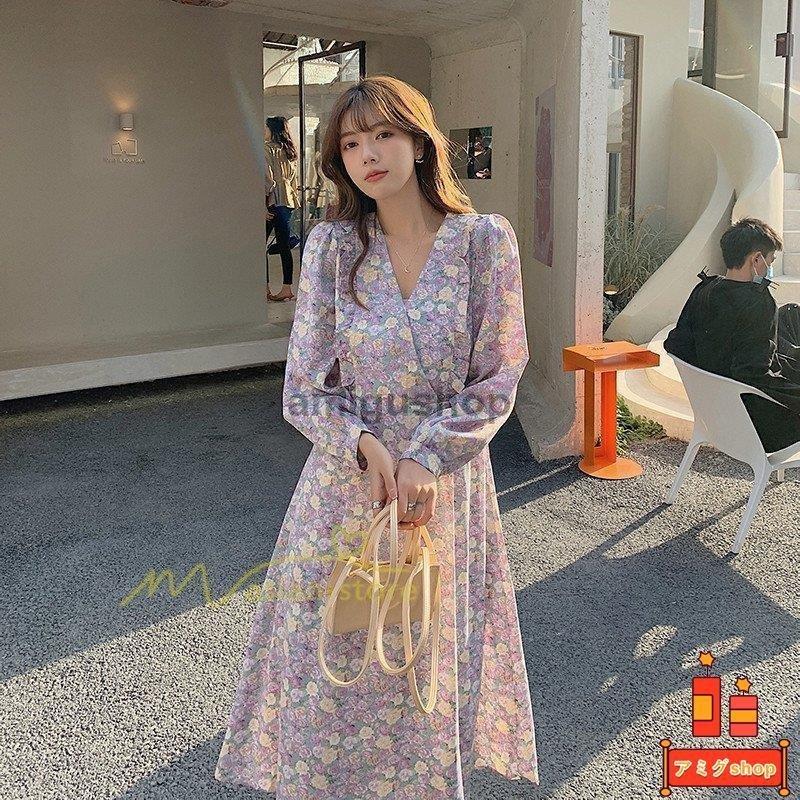 最安値に挑戦 ロングワンピース 春 秋 レディース ワンピース Aライン 着痩せ ミモレ丈 きれいめ 無地 上品 大人 通勤 Ol 二次会 エレガント 春コーデ 30代 40代 花柄 22 ワンピース Www We Job Com