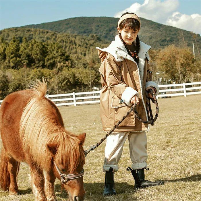 キッズ アウター 女の子 秋冬 裏起毛 ボア 親子 ジャケット キッズ 防寒 ボアジャケット 子供服 女の子 秋冬 厚手 もこもこ 通園 通学 幼稚園 小学生 中学生 韓 最安値に挑戦