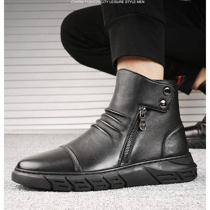 おすすめ ブーツ ショートブーツ メンズ 靴 シューズ スノーブーツ 紳士靴 厚底 ショートブーツ メンズ 靴 シューズ スノーブーツ 紳士靴 厚底 カジュアル 秋冬 新作 防寒靴 アウトドア 裏起毛 秋冬新作