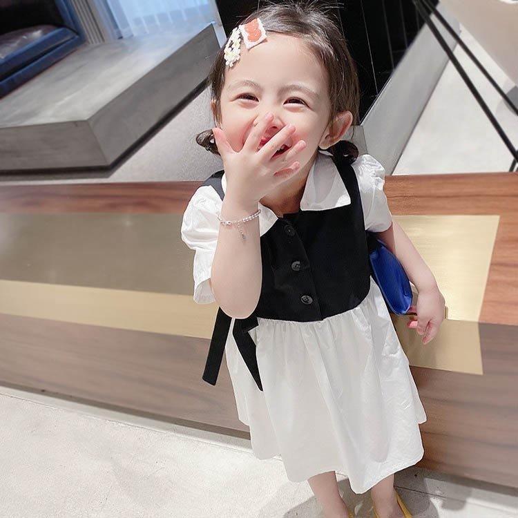 全商品オープニング価格 ワンピース 女の子 春夏 半袖 可愛い ボーダー 膝丈ワンピース カジュアル ゆったり おしゃれ 小学生 中学生 卒業式 入学式 ジュニア服 こども服 通学