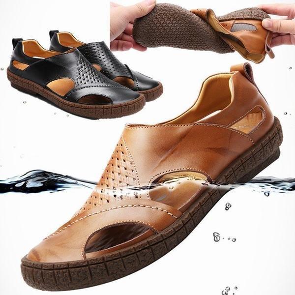 マーケティング サンダル メンズ 革サンダル スリッポン カジュアルシューズ ビーチサンダル ドライビングシューズ サマーシューズ 紳士用 お洒落 夏用 2色展開 Dprd Jatimprov Go Id