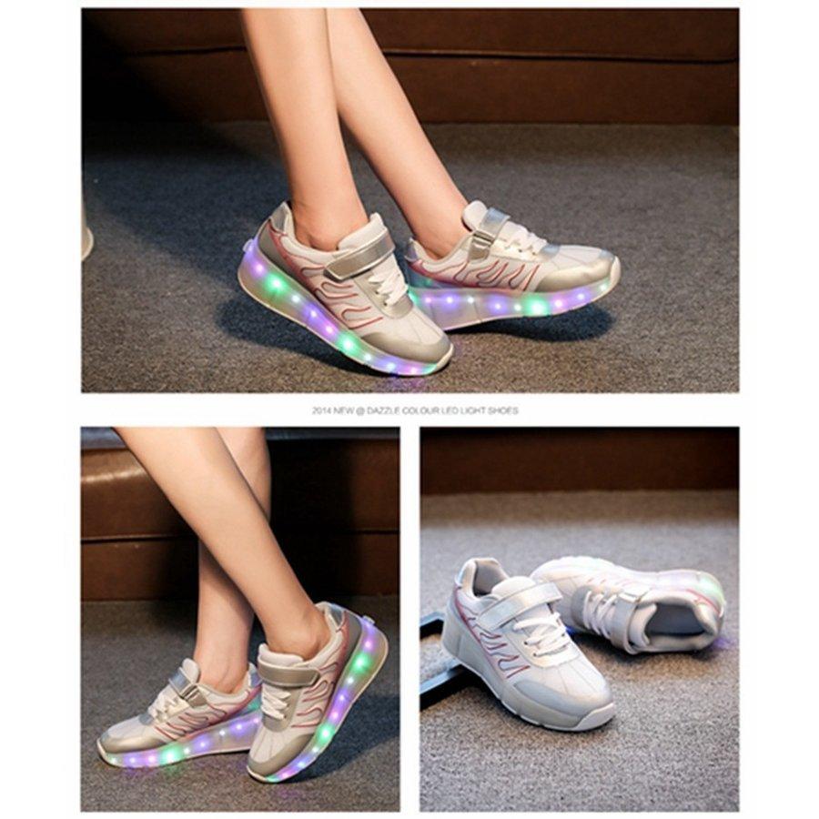 上品な ローラースケート 2輪 子供 ローラーシューズ 光る ジュニア キッズ スニーカー 光るローラーシューズ Usb充電 大人 プレゼント おしゃれ 男女 18 25cm スケッチャーズ マジックテープ ジュニア スニーカー Usb充電 2way キッズ ジュニアシューズ