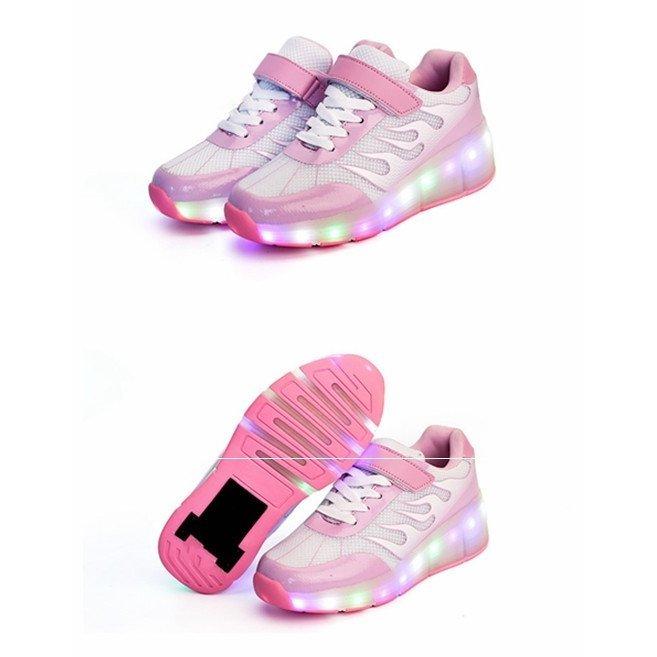 上品な ローラースケート 2輪 子供 ローラーシューズ 光る ジュニア キッズ スニーカー 光るローラーシューズ Usb充電 大人 プレゼント おしゃれ 男女 18 25cm スケッチャーズ マジックテープ ジュニア スニーカー Usb充電 2way キッズ ジュニアシューズ