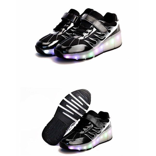 上品な ローラースケート 2輪 子供 ローラーシューズ 光る ジュニア キッズ スニーカー 光るローラーシューズ Usb充電 大人 プレゼント おしゃれ 男女 18 25cm スケッチャーズ マジックテープ ジュニア スニーカー Usb充電 2way キッズ ジュニアシューズ