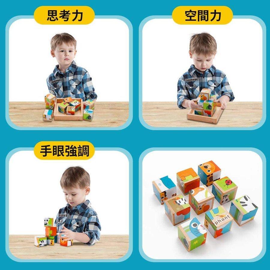 キューブパズル 3d立体パズル 木製 積み木 アニマル ９コマ 子供向け 知育玩具 動物６種類 形合わせ 木のおもちゃ 教具 組み立て Xf Baghome 通販 Yahoo ショッピング