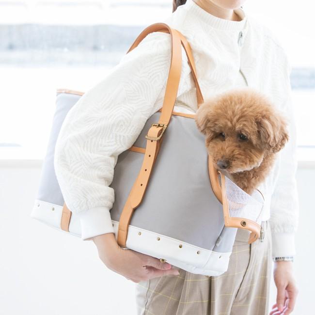 皮革職人によるハンドメイド ドッグキャリーバッグ　Seee キャリー ドッグ バッグ おしゃれ
