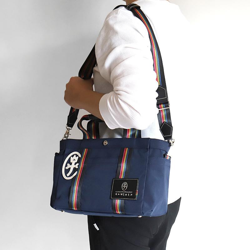 149✳️✳️カステルバジャック ボストンバッグ ショルダー マルジェ ネイビー 149✳️✳️カステルバジャック ボストンバッグ ショルダー