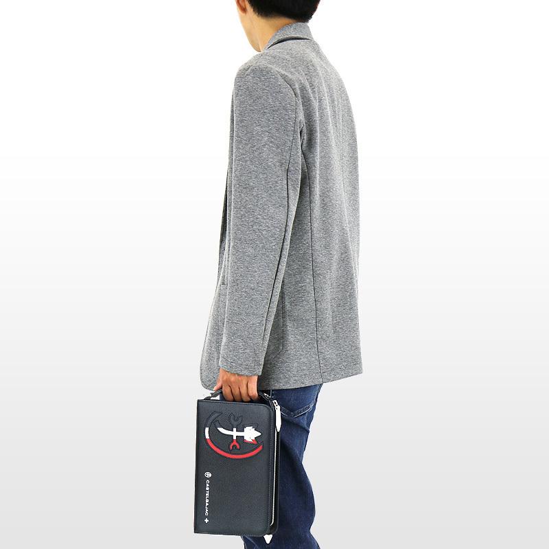 CASTELBAJAC カステルバジャック CARNET カルネ クラッチバッグ セカンドバッグ 牛革 レザー 本革 日本製 メンズ 032211 送料無料