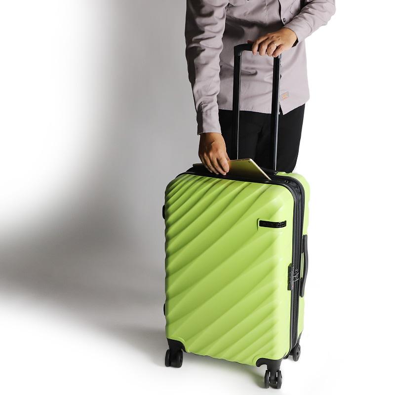 Ace（エース） オーバル スーツケース 57L 70L 59cm 4.2kg 5〜6泊