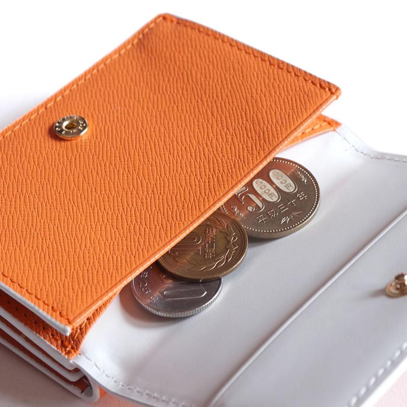 CASTELBAJAC カステルバジャック Bijoux ビジュー 三つ折り財布 小銭入れあり ミニ財布 097603 レザー 牛革 革小物 モノグラム メンズ レディース