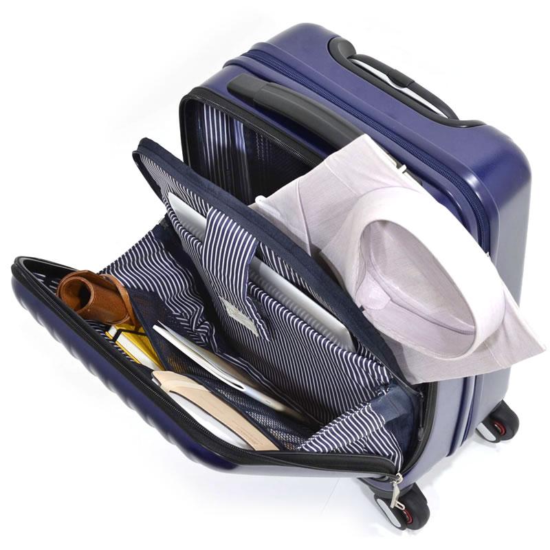 良品 FREQUENTER クラムアドバンス キャリーケース 23L カギ付き FREQUENTER フリクエンター CLAM ADVANCE クラムアドバンス