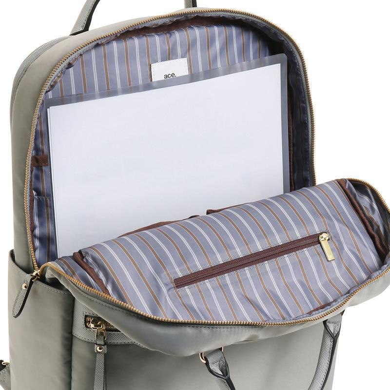 ace. GENE REMOFICE リュック 17L グレー ace. GENE REMOFICE リュック 17L グレー ace. GENE LABEL ace.GENE