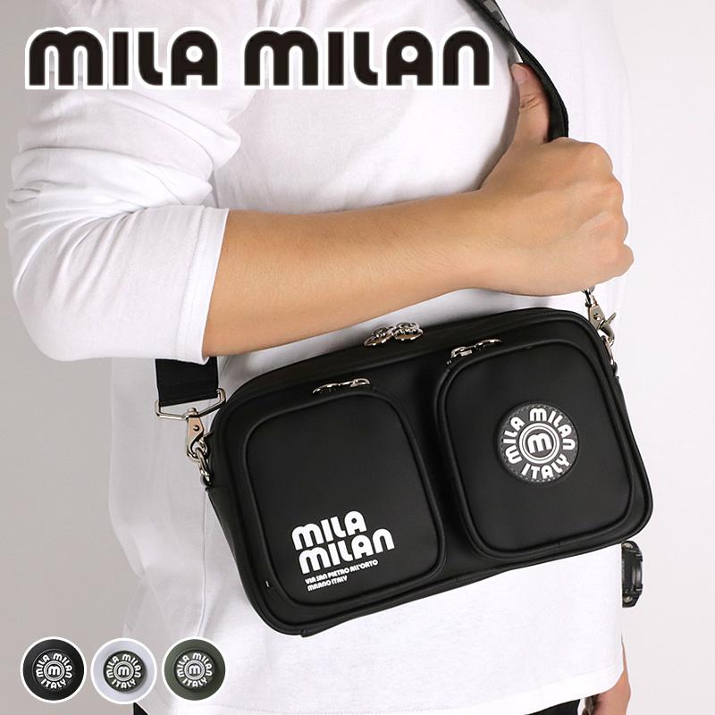 黒ミラ・ミラン ショルダーバッグ mila milan mila milan（ミラ・ミラン） VESPA ベスパ ミニショルダーバッグ