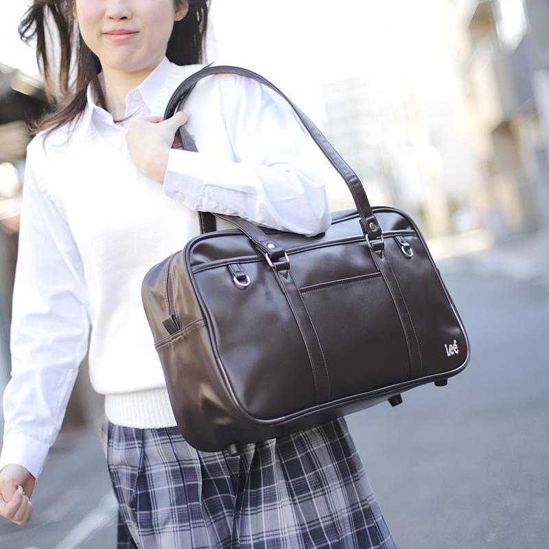 Lee（リー） 【2024年12月入荷】Lee 合皮 A4 スクールバッグ スクバ