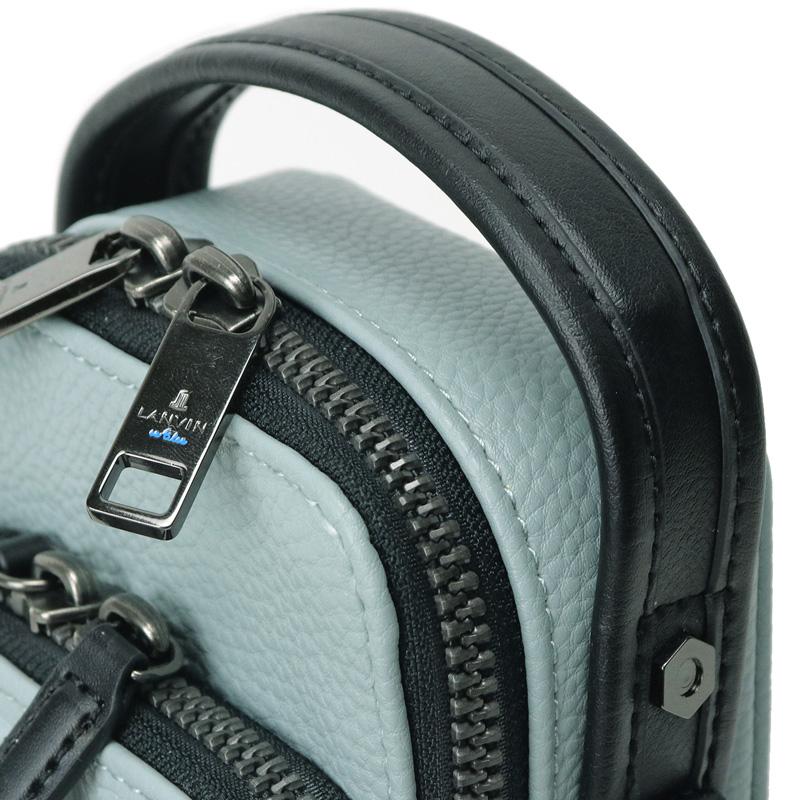 【倉吉店】LANVIN en Bleu | ランバンオンブルー ショルダーバッグ スマホショルダー Timbre 512123 ライトブルー 【121】 LANVIN en Bleu ランバンオンブルー Timbre タンブル スマホショルダー