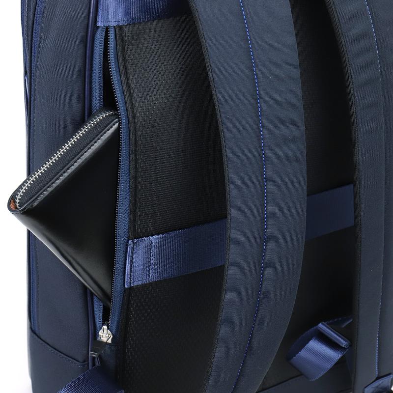 LANVIN en Bleu ランバンオンブルー HOMES ホームズ リュック デイパック リュックサック バックパック ビジネスリュック B4 A4 PC収納 撥水 軽量 523712 メンズの画像