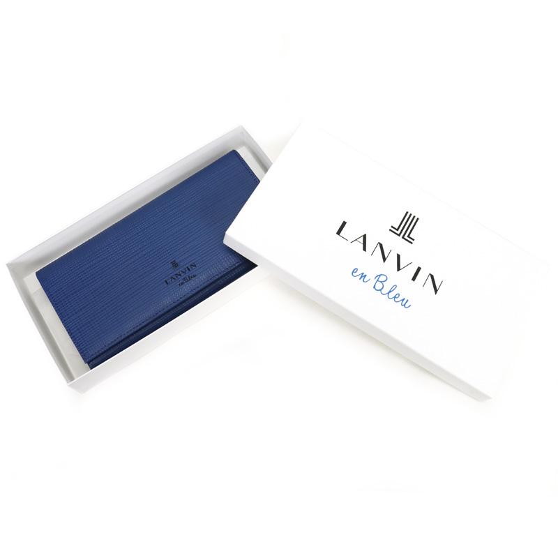 LANVIN en Bleu ランバンオンブルー ゼブダ 長財布 小銭入れあり