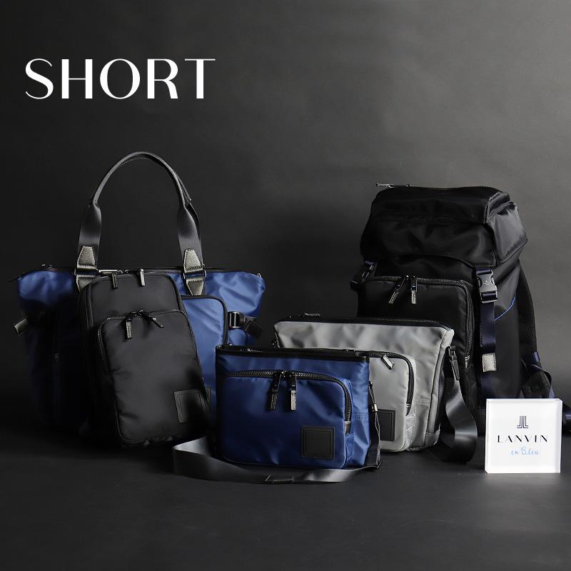 LANVIN en Bleu ランバンオンブルー SHORT ショート トートバッグ B4 撥水 軽量 541301 メンズ レディースの画像