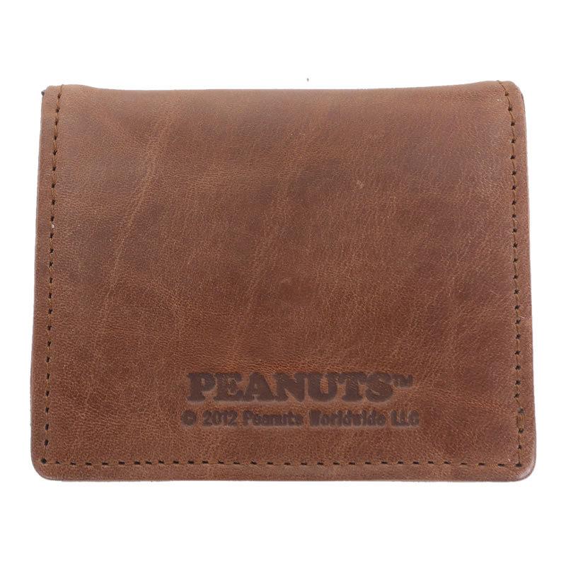 SNOOPY スヌーピー JOE COOL motorcycle ジョークールモーターサイクル コインケース 小銭入れ ボックス型 レザー 革