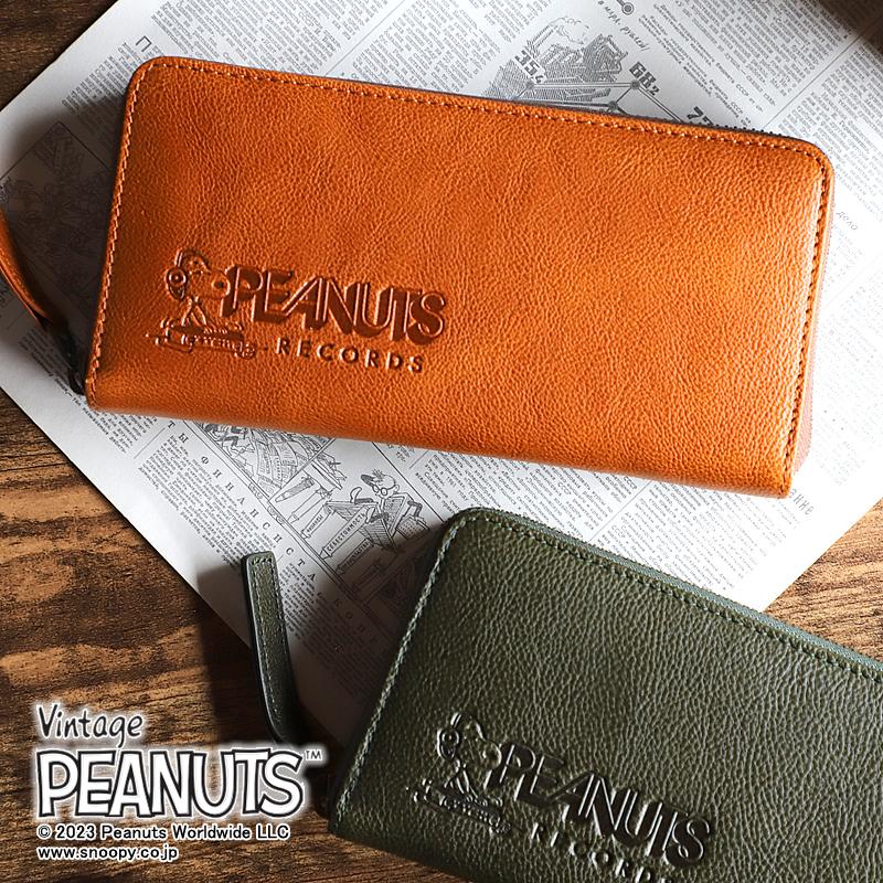 SNOOPY PEANUTS スヌーピー ラウンドファスナー長財布 札入れ ロング  