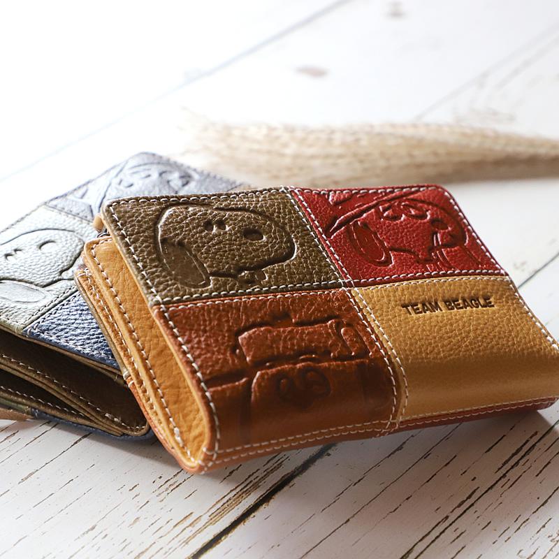 SNOOPY（スヌーピー） TEAM BEAGLE チームビーグリ 二つ折り財布 小銭