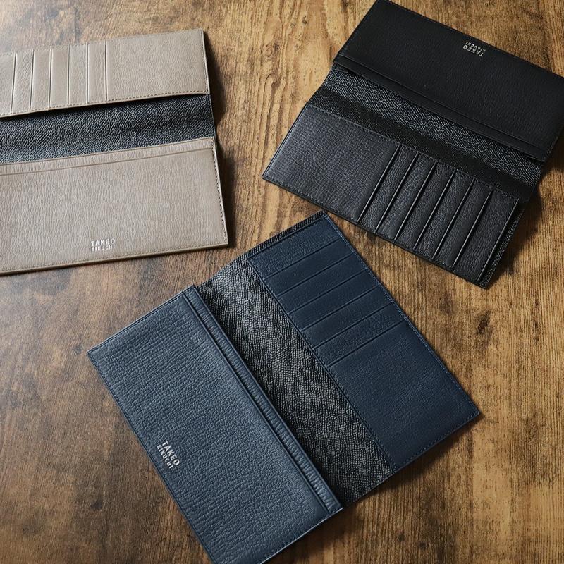 TAKEO KIKUCHI（タケオキクチ） CLERK クラーク 長財布 小銭入れなし