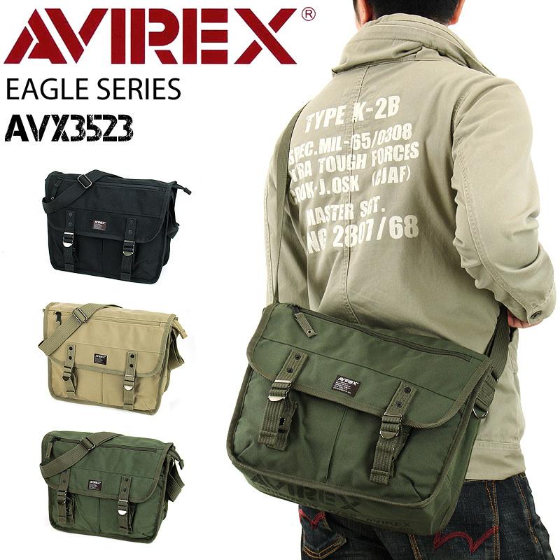 送料無料 アヴィレックス AVIREX ショルダーバッグ EAGLE イーグル avx3523 メンズ レディース P10倍 A4 AVIREX（アヴィレックス） 送料無料 EAGLE イーグル ショルダーバッグ