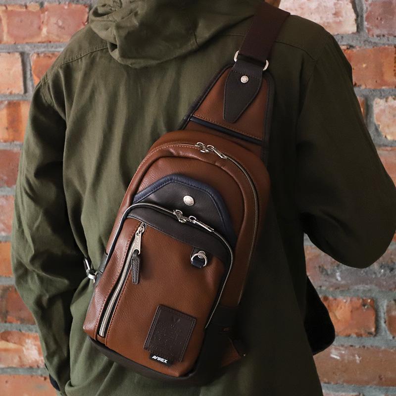 AVIREX（アヴィレックス） STUART スチュアート ボディバッグ ワン