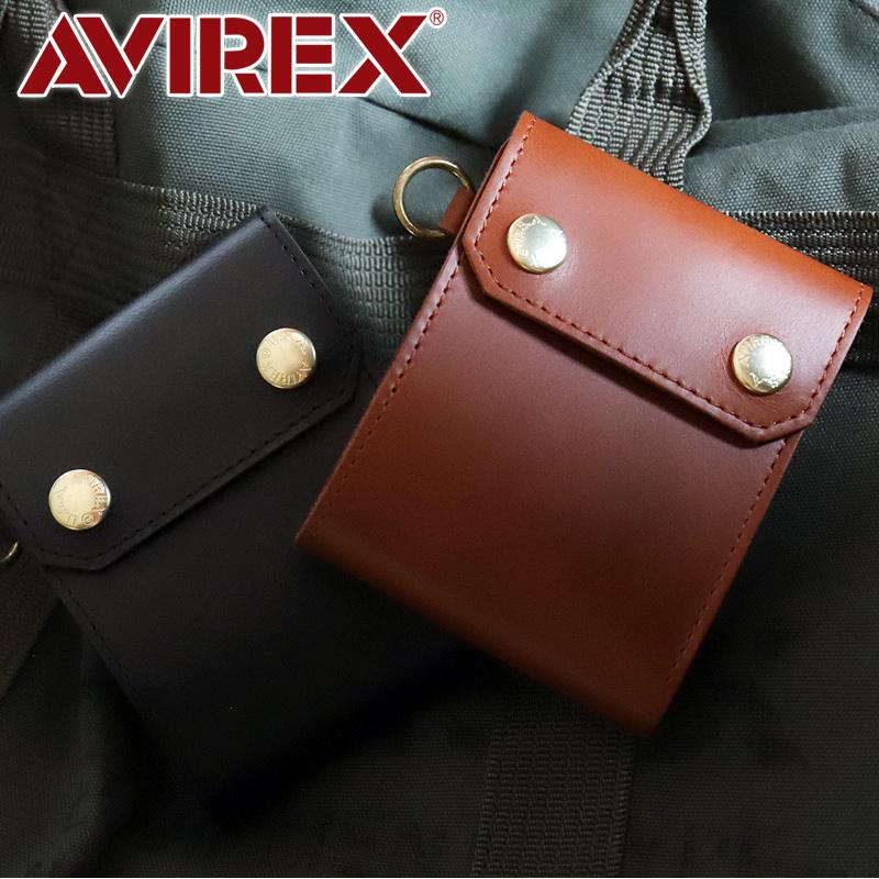 AVIREX（アヴィレックス） FAHNE2 ファーネ2 三つ折り財布 小銭入れ