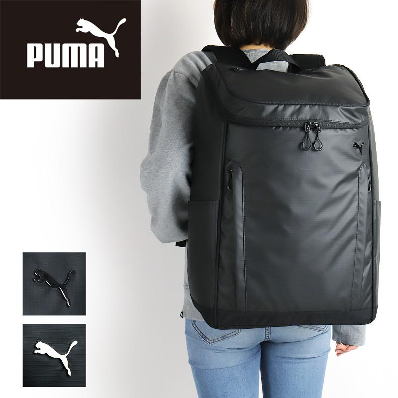 【商品レビュー記入で+5%】プーマ リュック PUMA フライヤーズ スクエアリュック J20204 撥水 軽量 B4 A4 A3 35L PC収納 タブレット リュックサック バックパック デイパック 普段使い通勤 通学 メンズ レディース ジュニア 高校生 男子 女子 スクール 男女兼用 ブランド 人気 PUMA（プーマ） デイパック スクエアリュック リュックサック バック