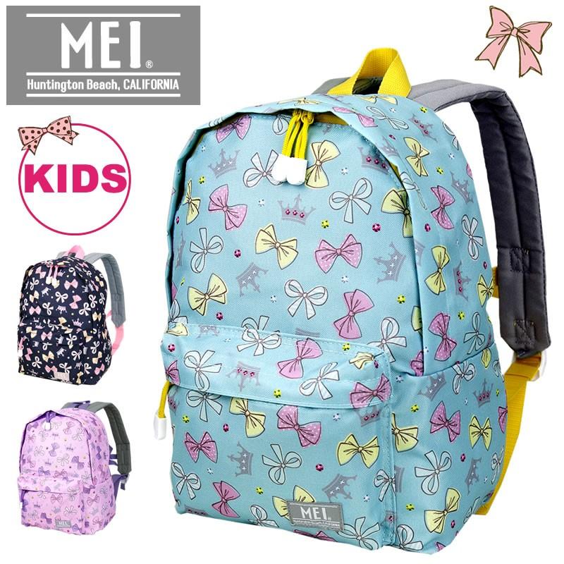 Mei エムイーアイ リボン柄キッズリュック ディパック Me2112 メイ 子供 女の子 女子 キッズ ジュニア Me2112 Bag Shop Arr 通販 Yahoo ショッピング