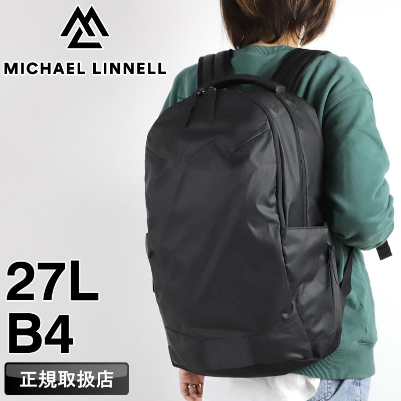 新品】マイケル リンネル バックパック 27リットル ネイビー マイケル