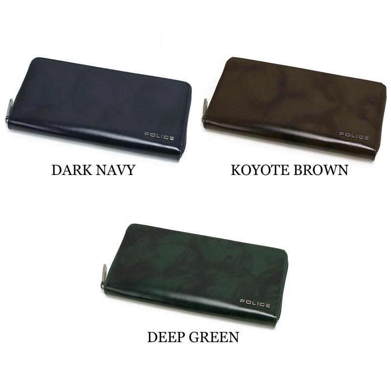 POLICE（ポリス） 送料無料 SPAZZOLA スパッツォラ ラウンドファスナー